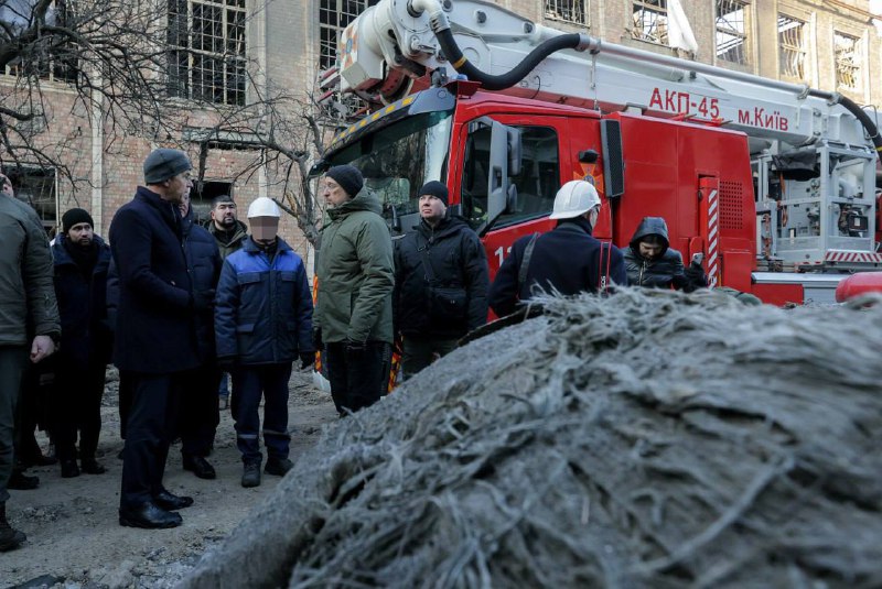 NATO Secretary General Rutte had visited one of destroyed power plants in Kyiv