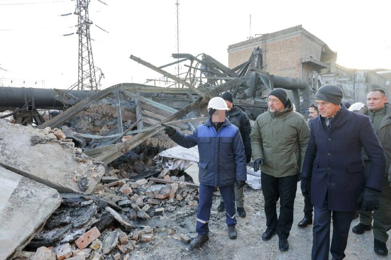 NATO Secretary General Rutte had visited one of destroyed power plants in Kyiv