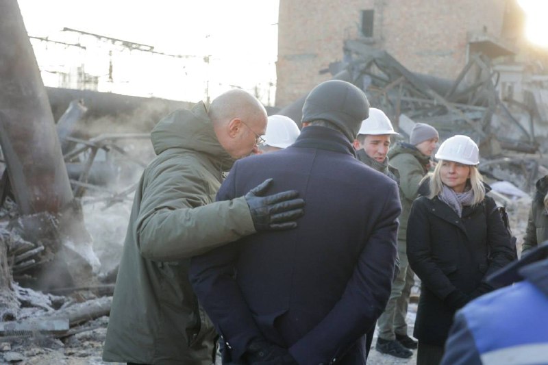 NATO Secretary General Rutte had visited one of destroyed power plants in Kyiv