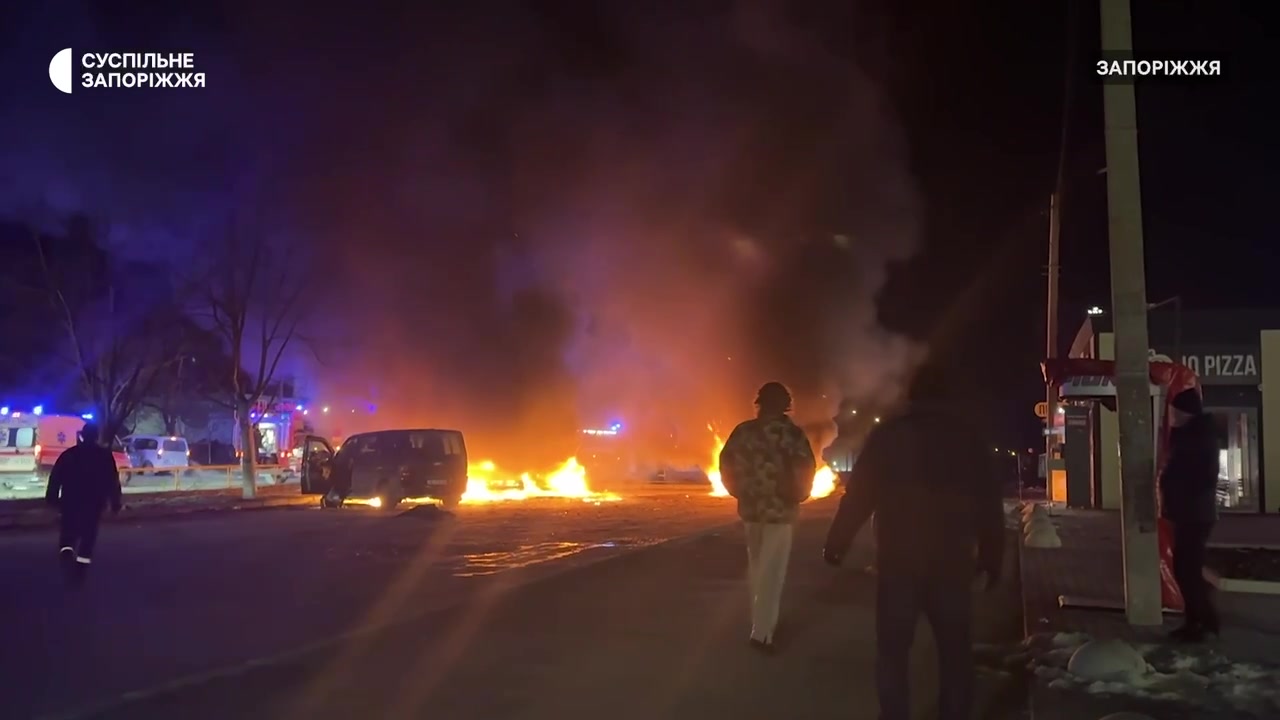 At least 7 wounded as result of drone strike in Zaporizhzhia