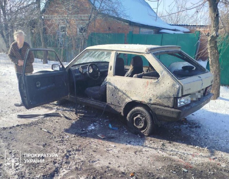 4 people hurt in Zolochiv of Kharkiv region as result of drone strike