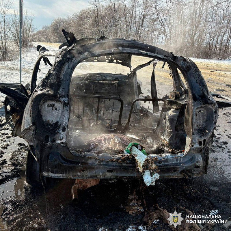 1 person killed, 3 wounded as result of Russian drone strike at the ambulance in Kharkiv region