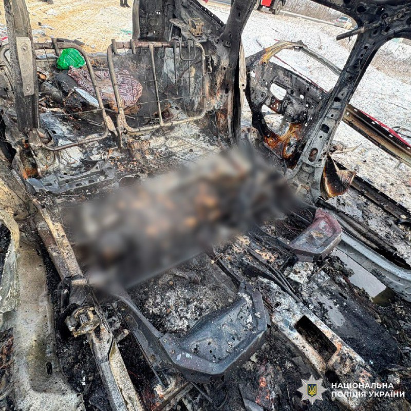 1 person killed, 3 wounded as result of Russian drone strike at the ambulance in Kharkiv region