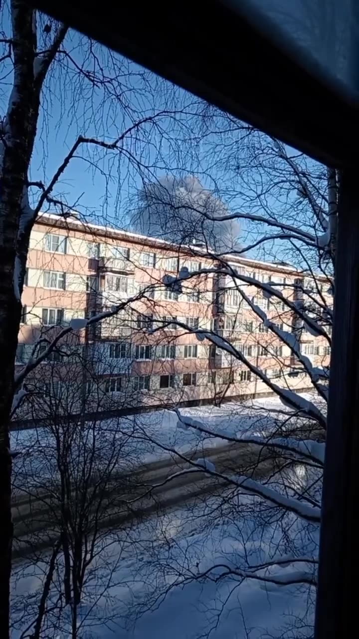 Explosions were reported in Ukhta, Komi republic