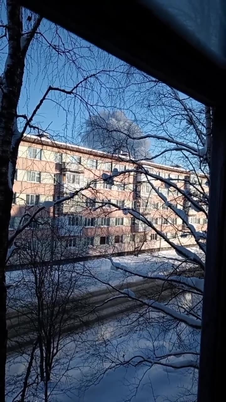 Explosions were reported in Ukhta, Komi republic