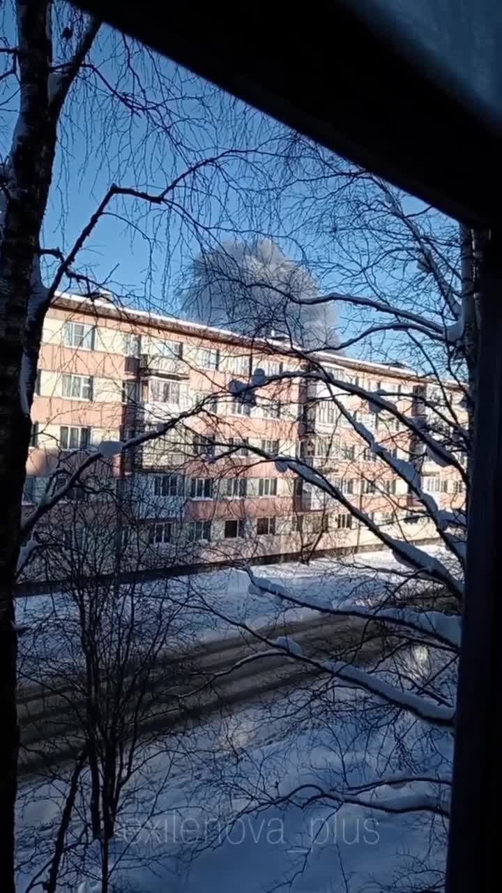 Explosions were reported in Ukhta, Komi republic