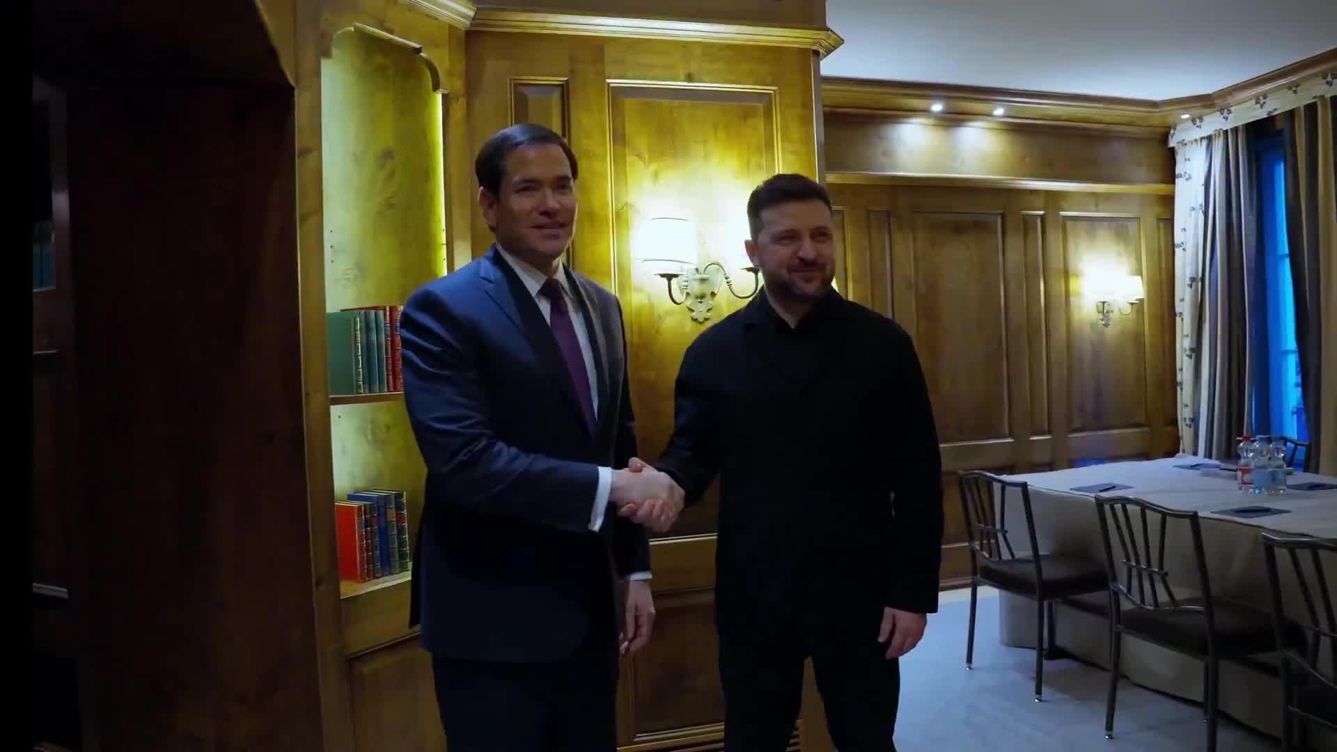 Zelensky meets with Rubio in Munich