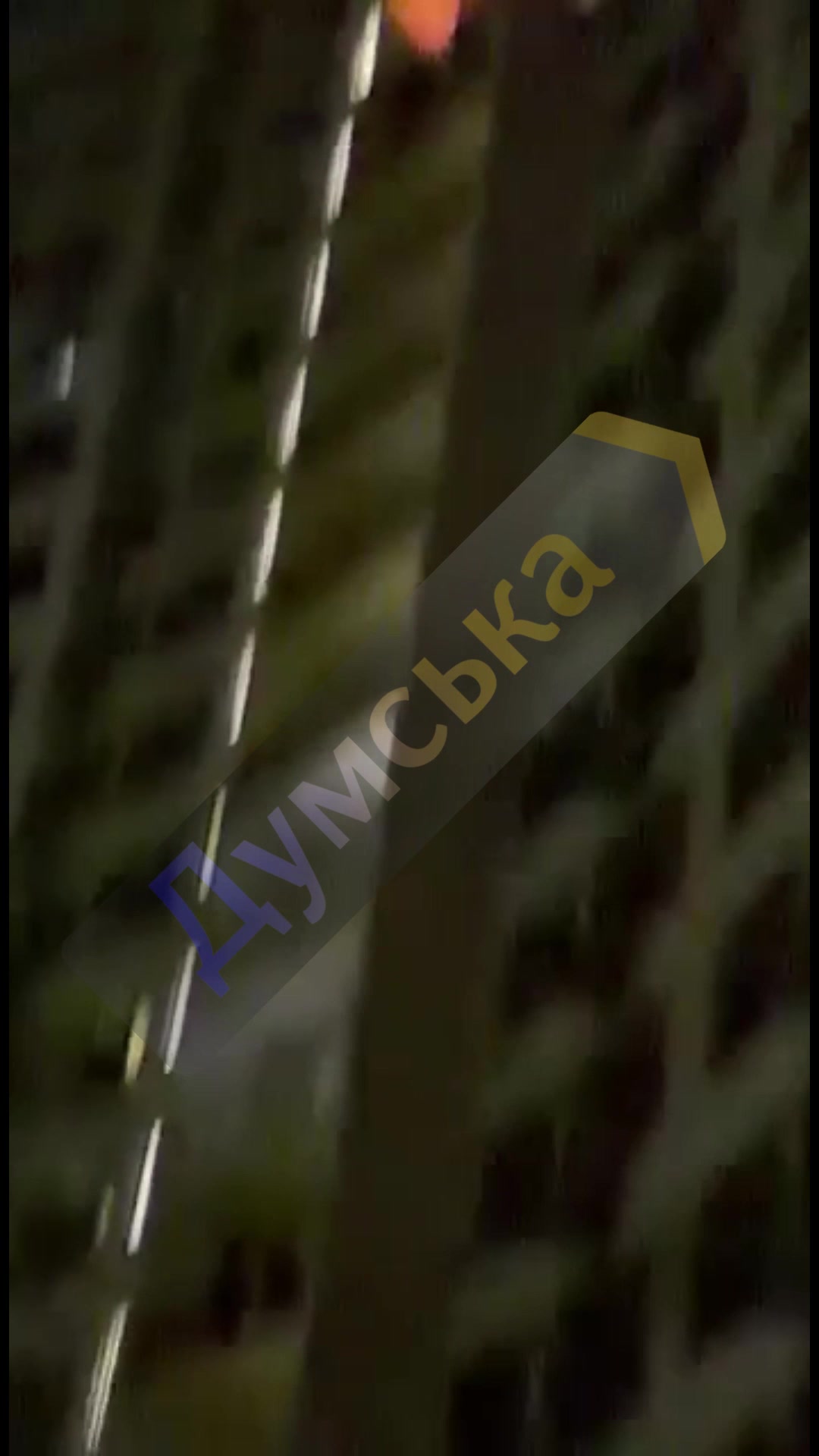 Fire at residential apartments block in Odesa as result of drone strike