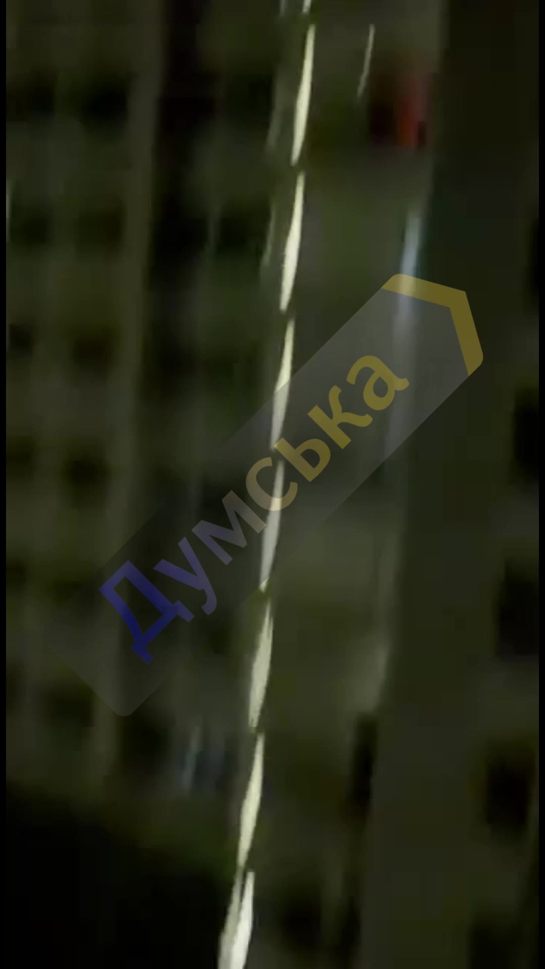 Fire at residential apartments block in Odesa as result of drone strike