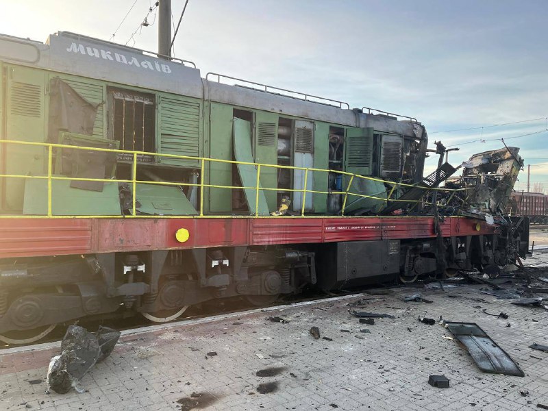 Critical infrastructure, including railways damaged as result of Russian attack overnight