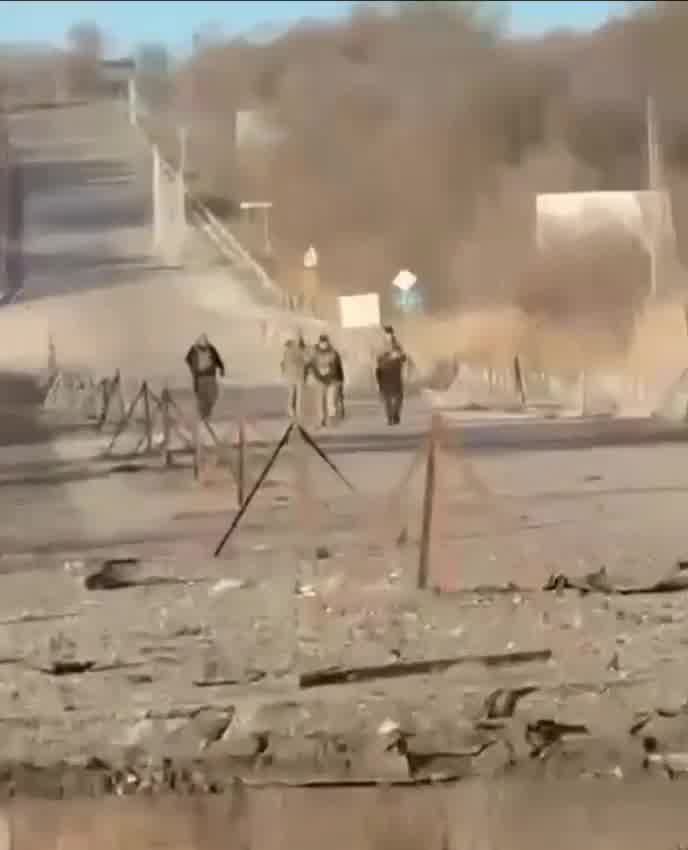 Bridge in Vasylivka was fully destroyed 