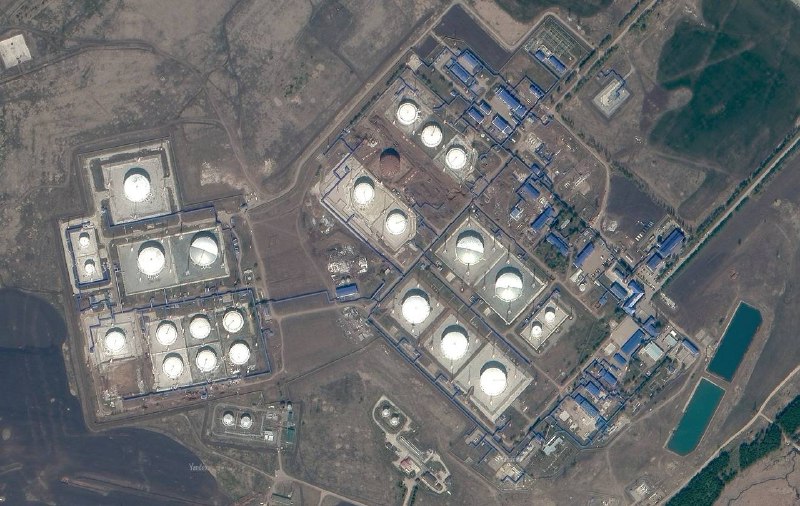 Fire has been reported at Kaleykino pumping station as result of drones raid 