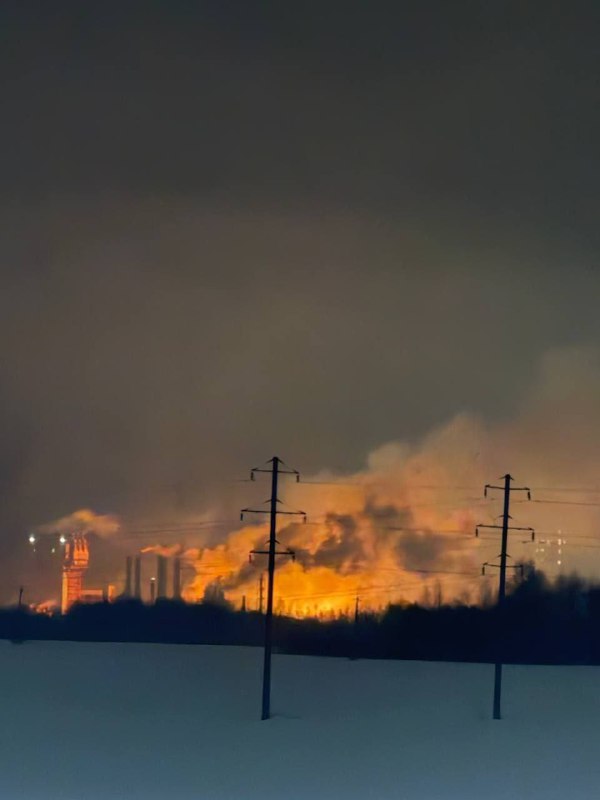 Explosions and fire reported at the chemical plant in Dorogobuzh of Smolensk region