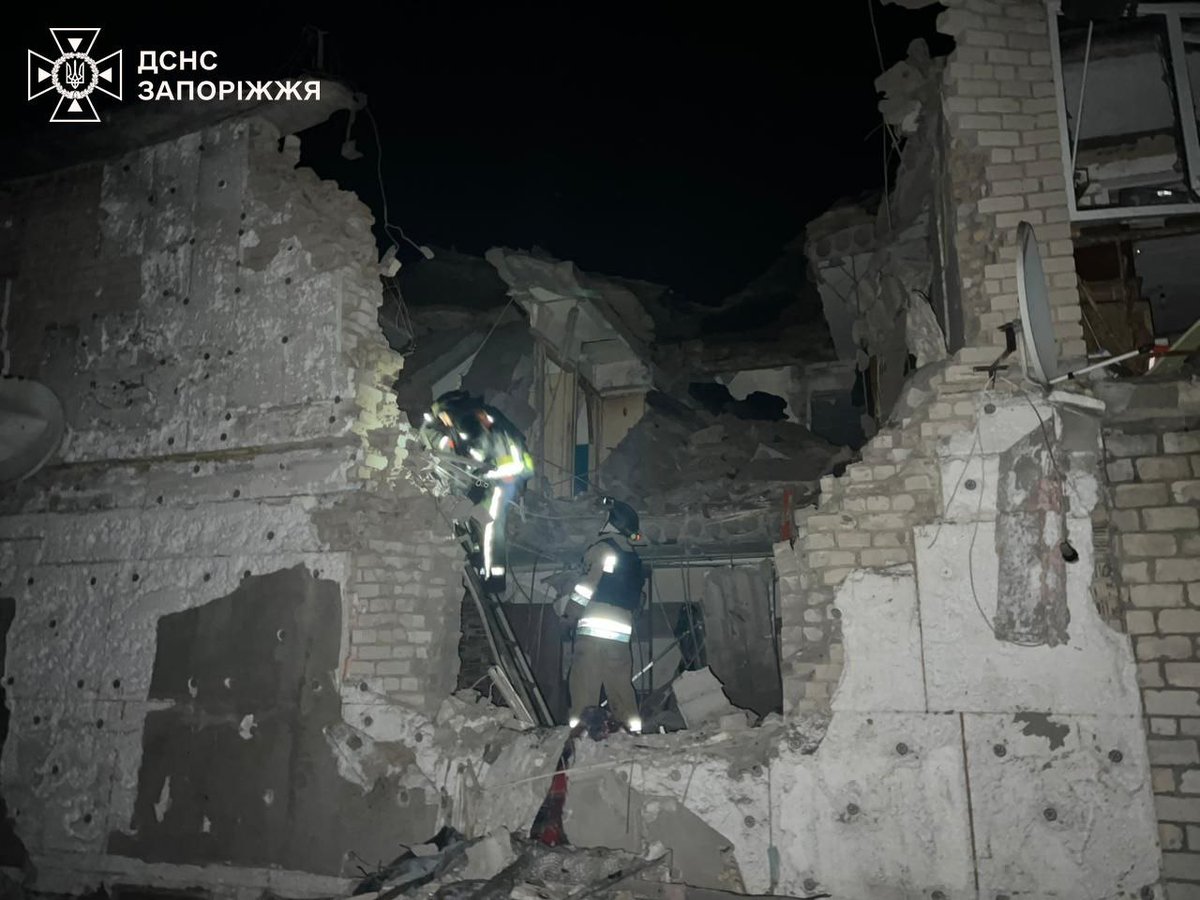 4 people killed, 1 wounded as result of Russian airstrike in Zaporizhzhia region