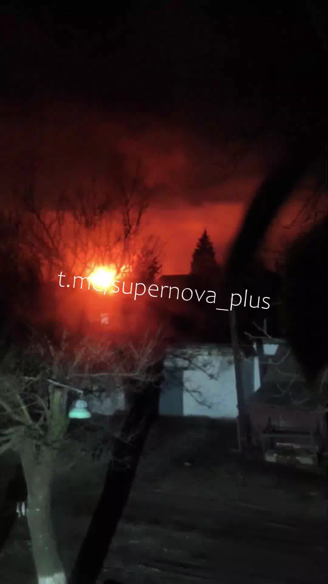 Fire reported at the oil depot in Makiivka