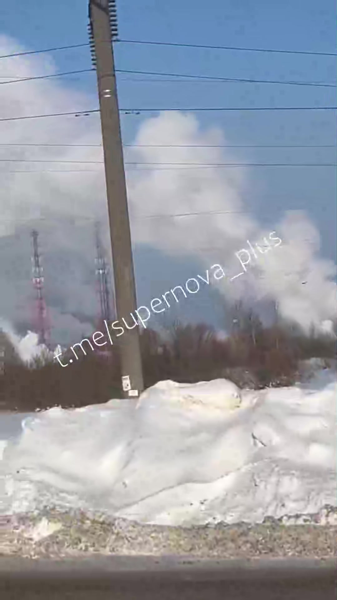 Violent explosion reported at chemical plant in Kirovo-Chepetsk of Kirov region of Russia