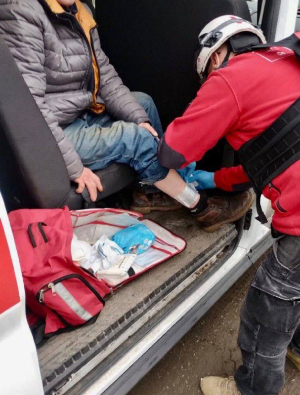 Una persona resultó herida como consecuencia del bombardeo en Nikopol esta mañana.