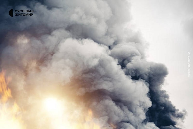 Damage to infrastructure as result of Russian missiles and drones strikes in Zhytomyr region