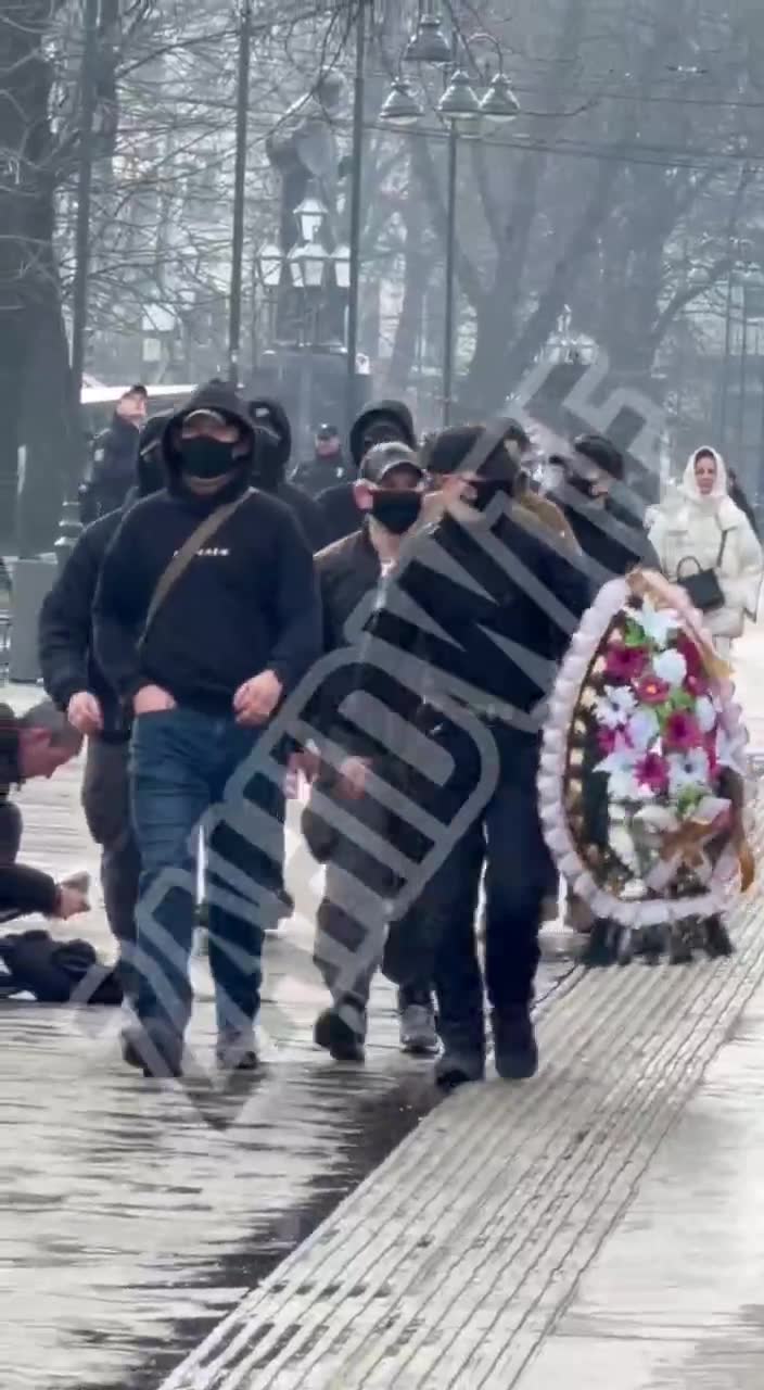Tensions at the women's day march in L'viv