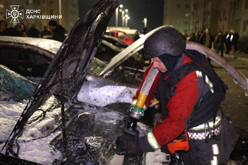 5 people wounded as result of drone strike in Industrialniy district of Kharkiv