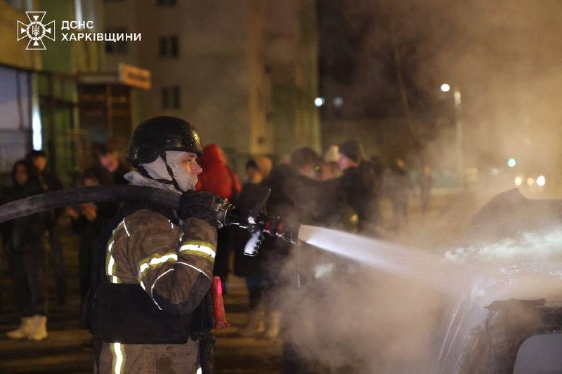 5 people wounded as result of drone strike in Industrialniy district of Kharkiv