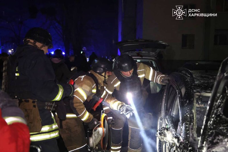 5 people wounded as result of drone strike in Industrialniy district of Kharkiv