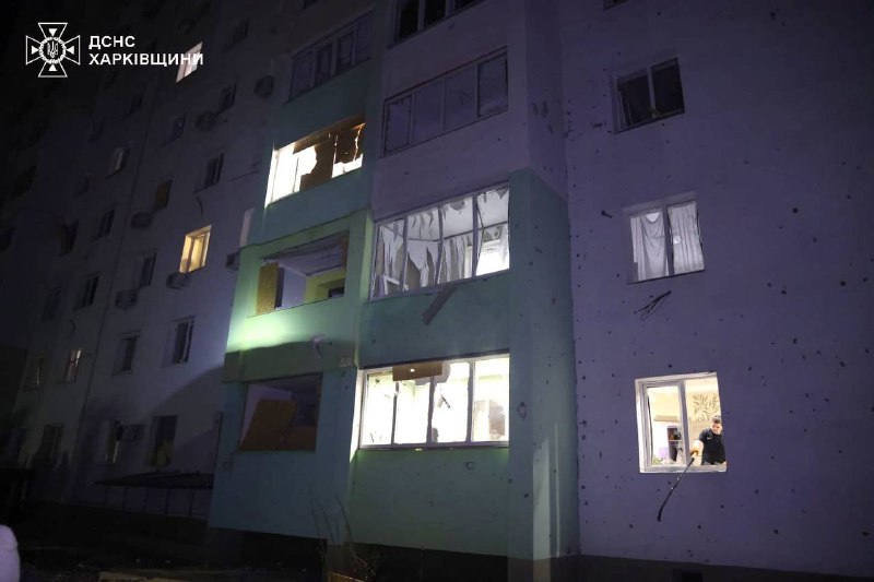 5 people wounded as result of drone strike in Industrialniy district of Kharkiv