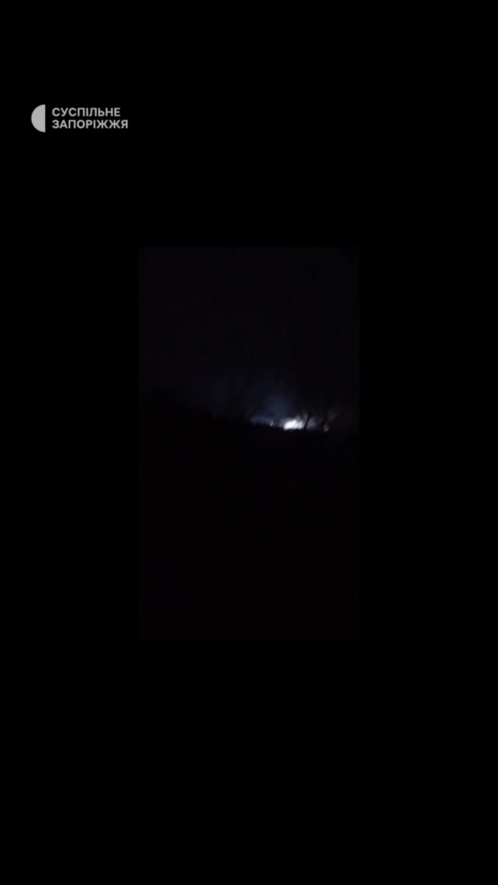 Explosions were reported in Bilenke of Zaporizhzhia region. Full blackout in the village