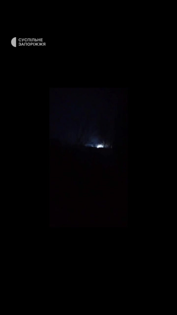 Explosions were reported in Bilenke of Zaporizhzhia region. Full blackout in the village