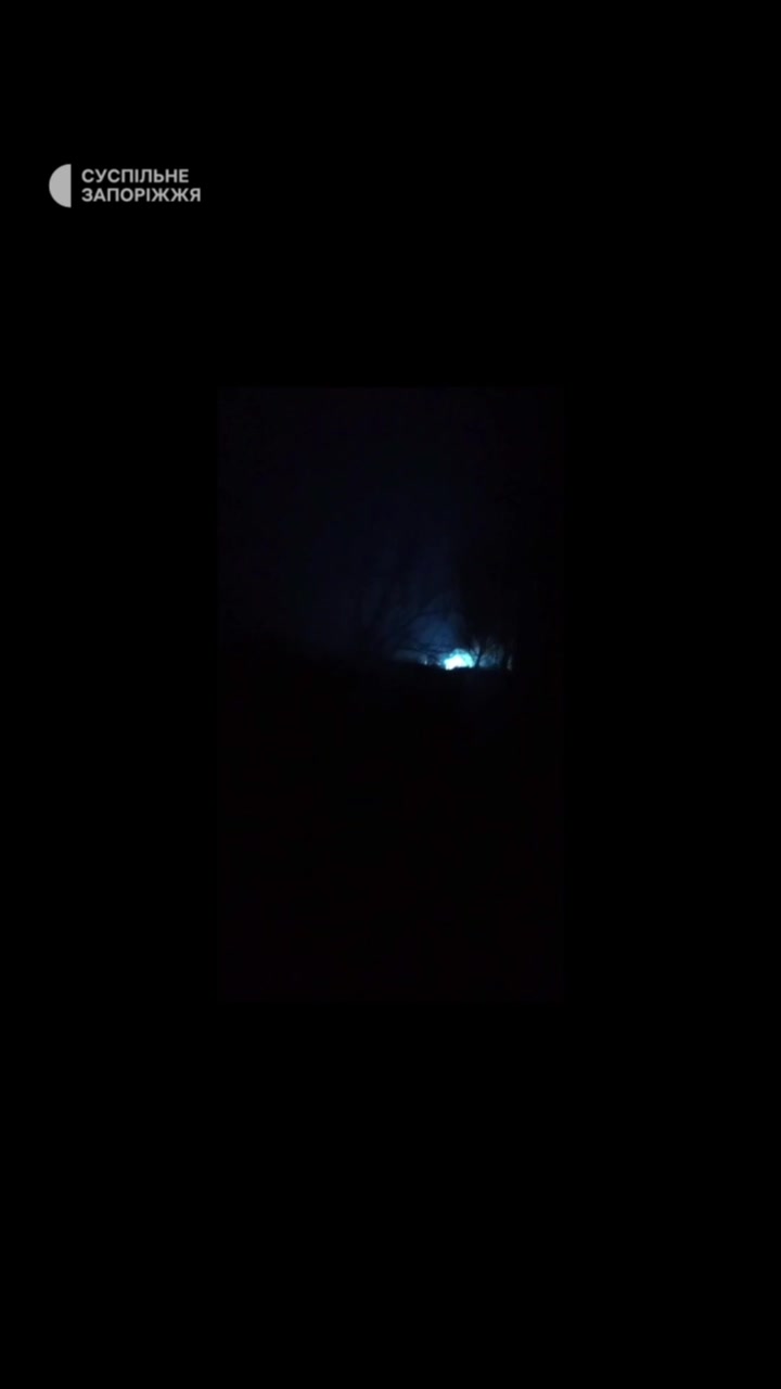 Explosions were reported in Bilenke of Zaporizhzhia region. Full blackout in the village