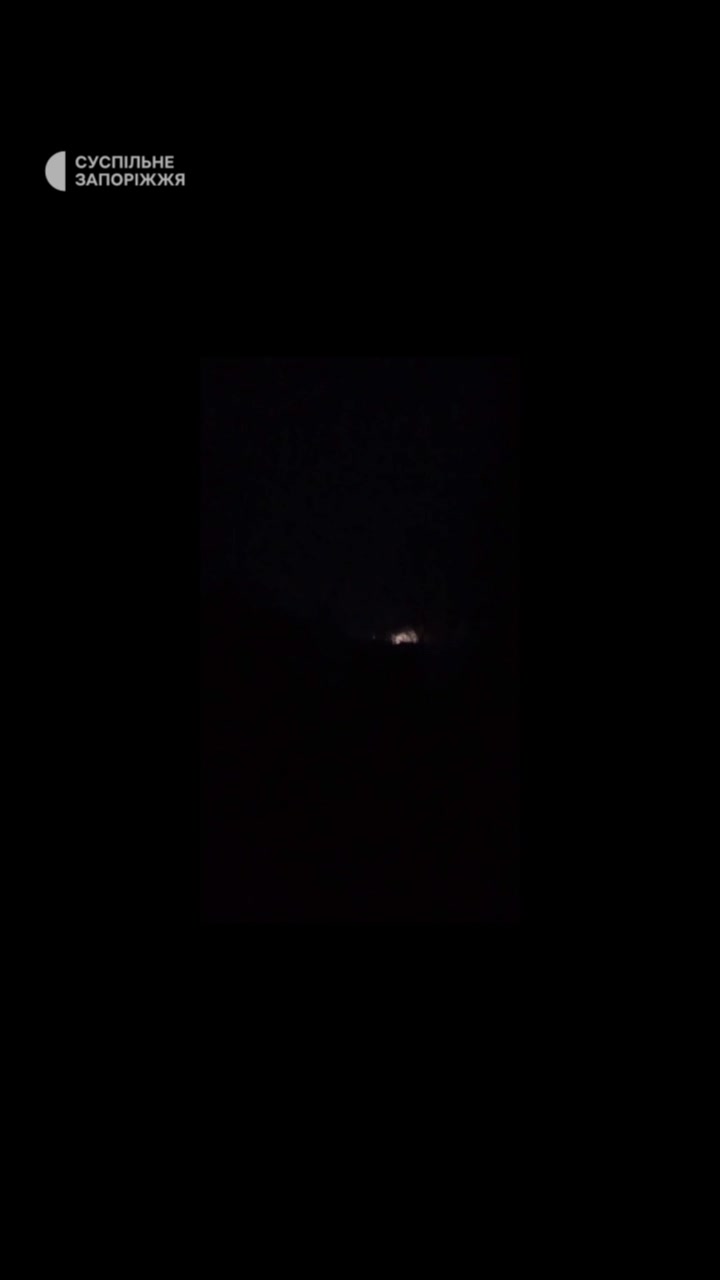 Explosions were reported in Bilenke of Zaporizhzhia region. Full blackout in the village
