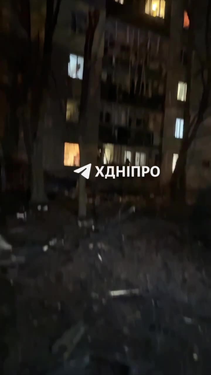 Residential property damaged and at least 4 wounded in Dnipro city as result of drone strikes