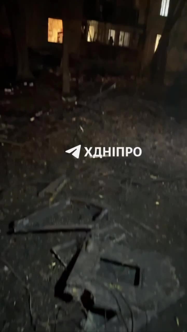 Residential property damaged and at least 4 wounded in Dnipro city as result of drone strikes