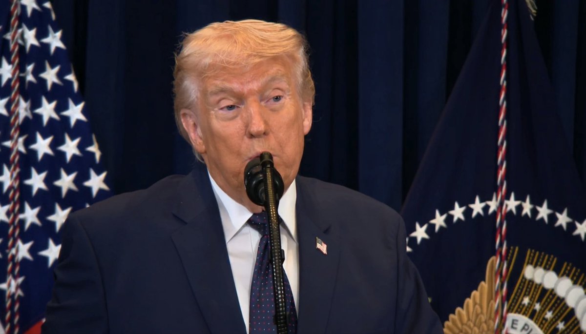 Trump and Putin talked today about the Middle East. He wants to be helpful. I said, 'You could be more helpful by getting Ukraine-Russia war over with - that will be more helpful. But we had a very good talk, Trump says at press conference in Florida