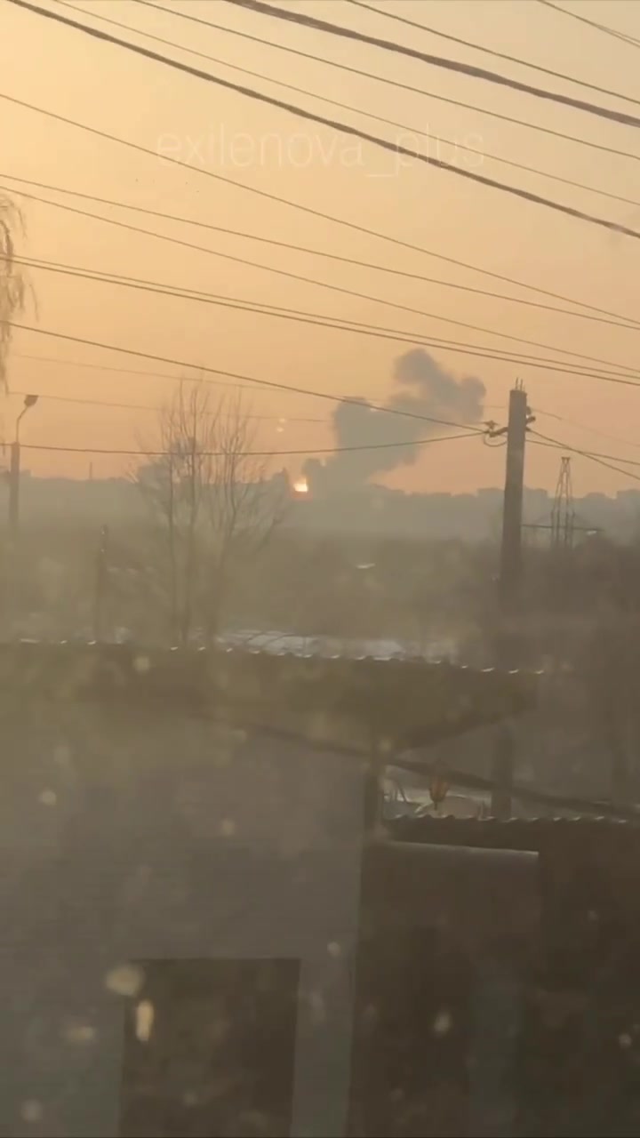 Secondary explosions were reported in Bryansk after missile strike