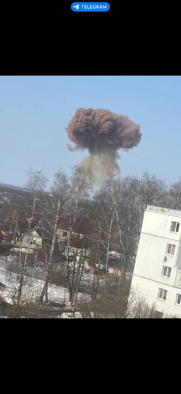 Explosions were reported at the plant in Tula