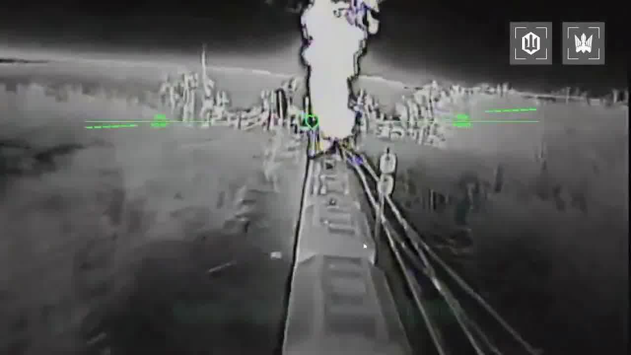 FP-2 drones have targeted train with fuel at the occupied part of Luhansk region