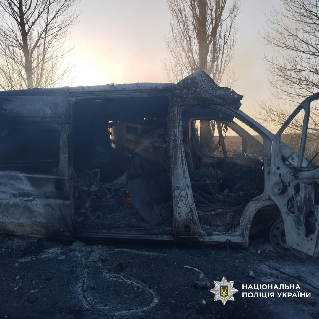 2 medics killed, 1 wounded as result of FPV drone strike at the ambulance in Chervona Khvylia village of Kupiansk district