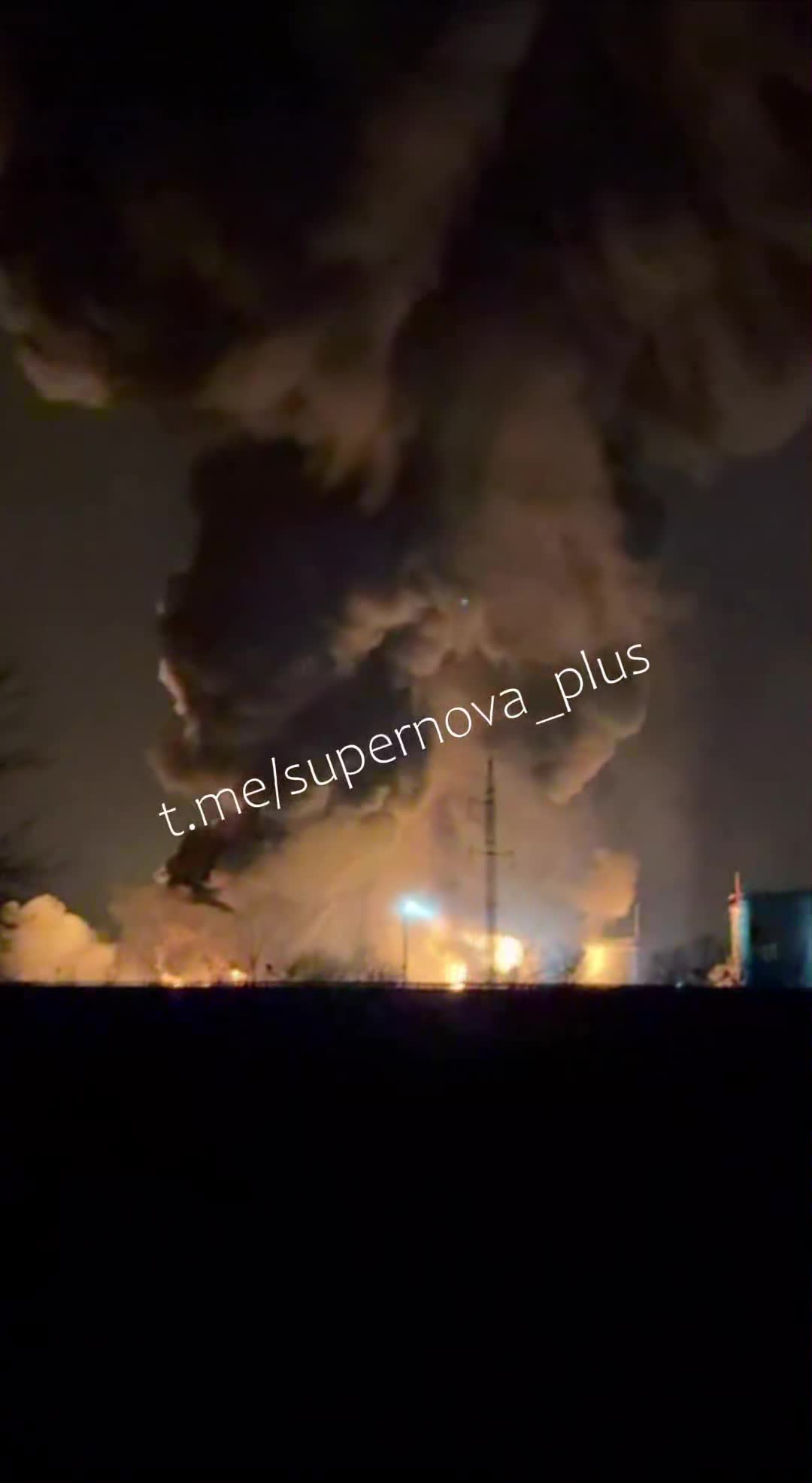 Oil depot was attacked in Labinsk of Krasnodar Krai of Russia
