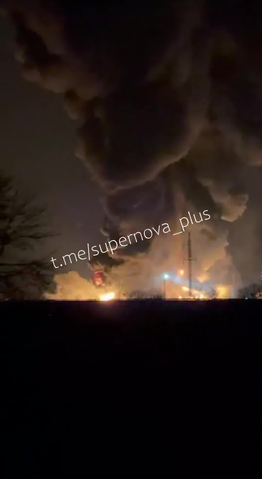 Oil depot was attacked in Labinsk of Krasnodar Krai of Russia