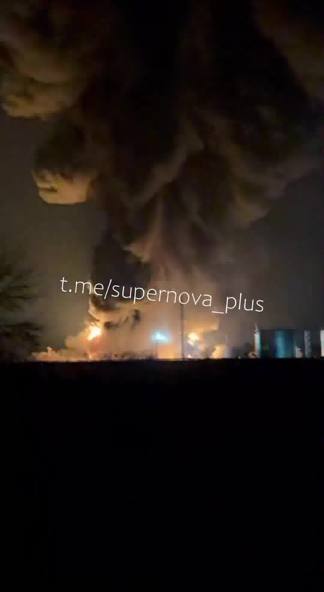 Oil depot was attacked in Labinsk of Krasnodar Krai of Russia