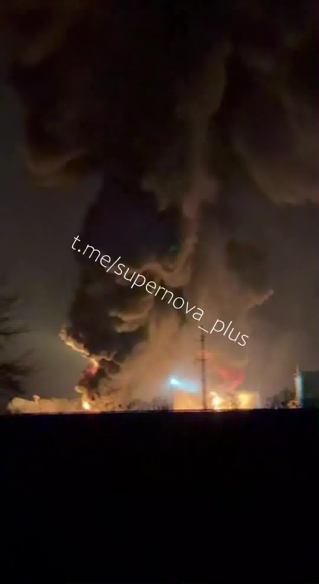 Oil depot was attacked in Labinsk of Krasnodar Krai of Russia