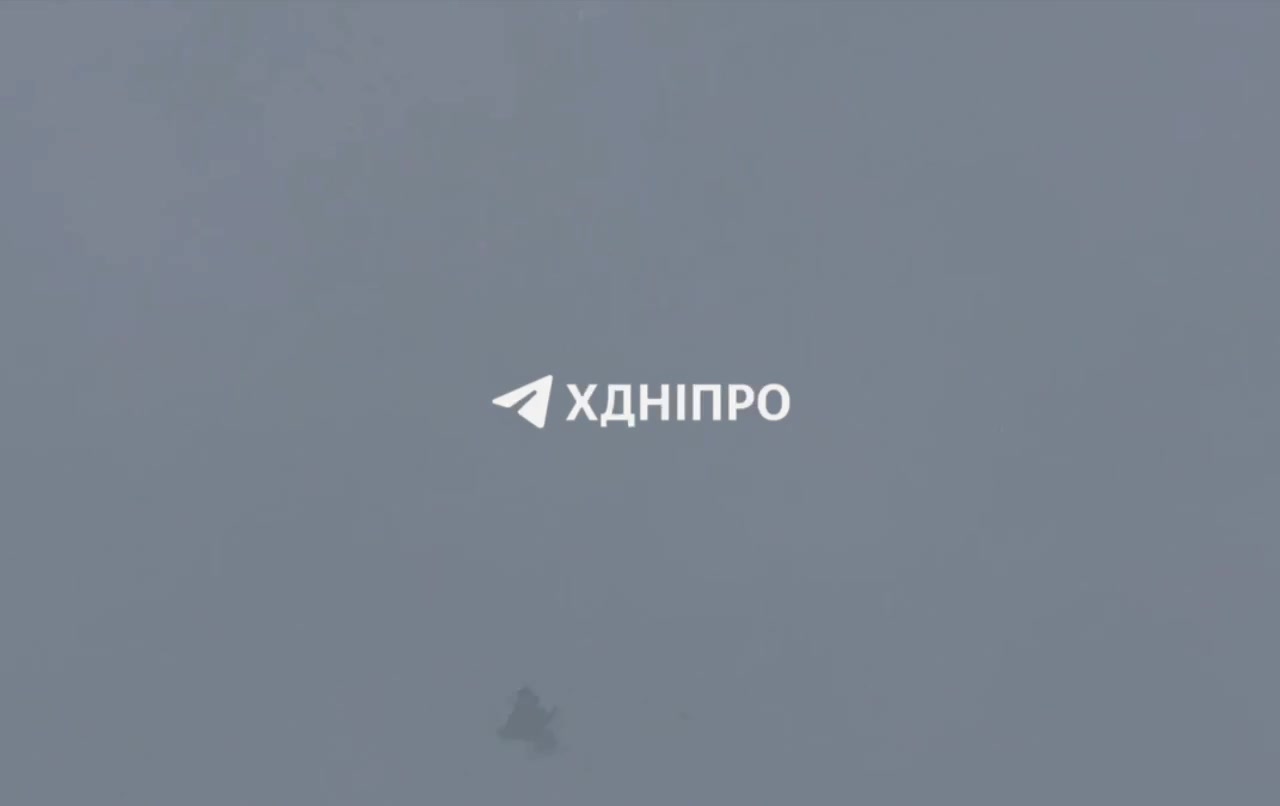 Drone is approaching Dnipro city