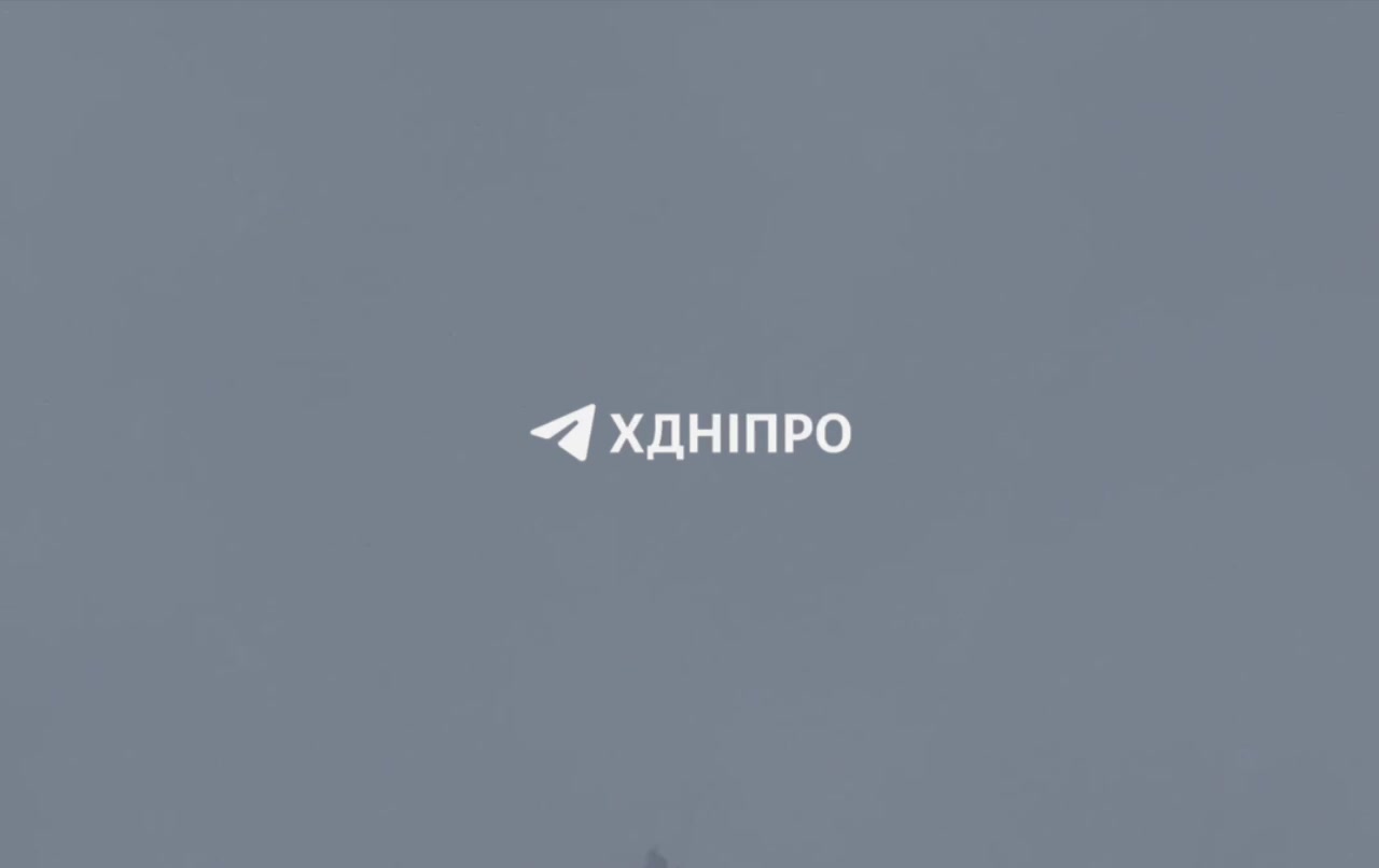 Drone is approaching Dnipro city