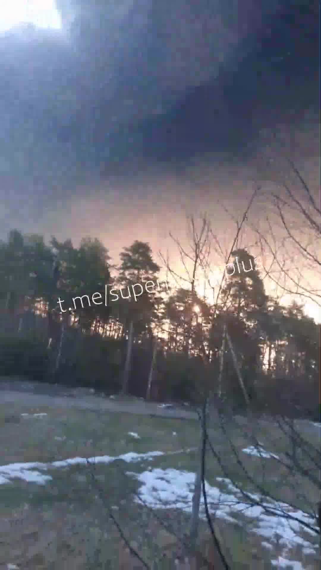 Fire at Primorsk port in Leningrad region of Russia