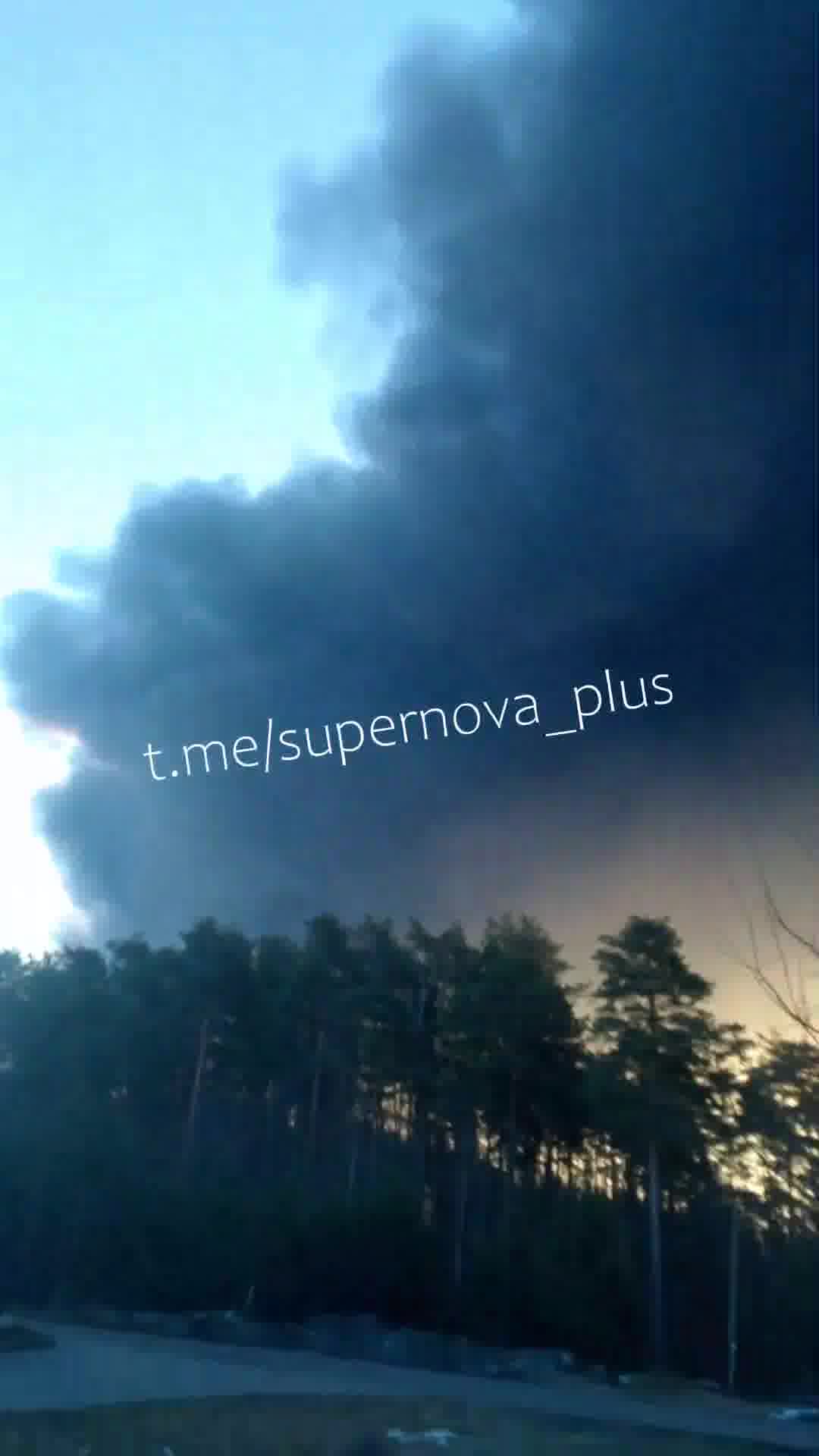 Fire at Primorsk port in Leningrad region of Russia