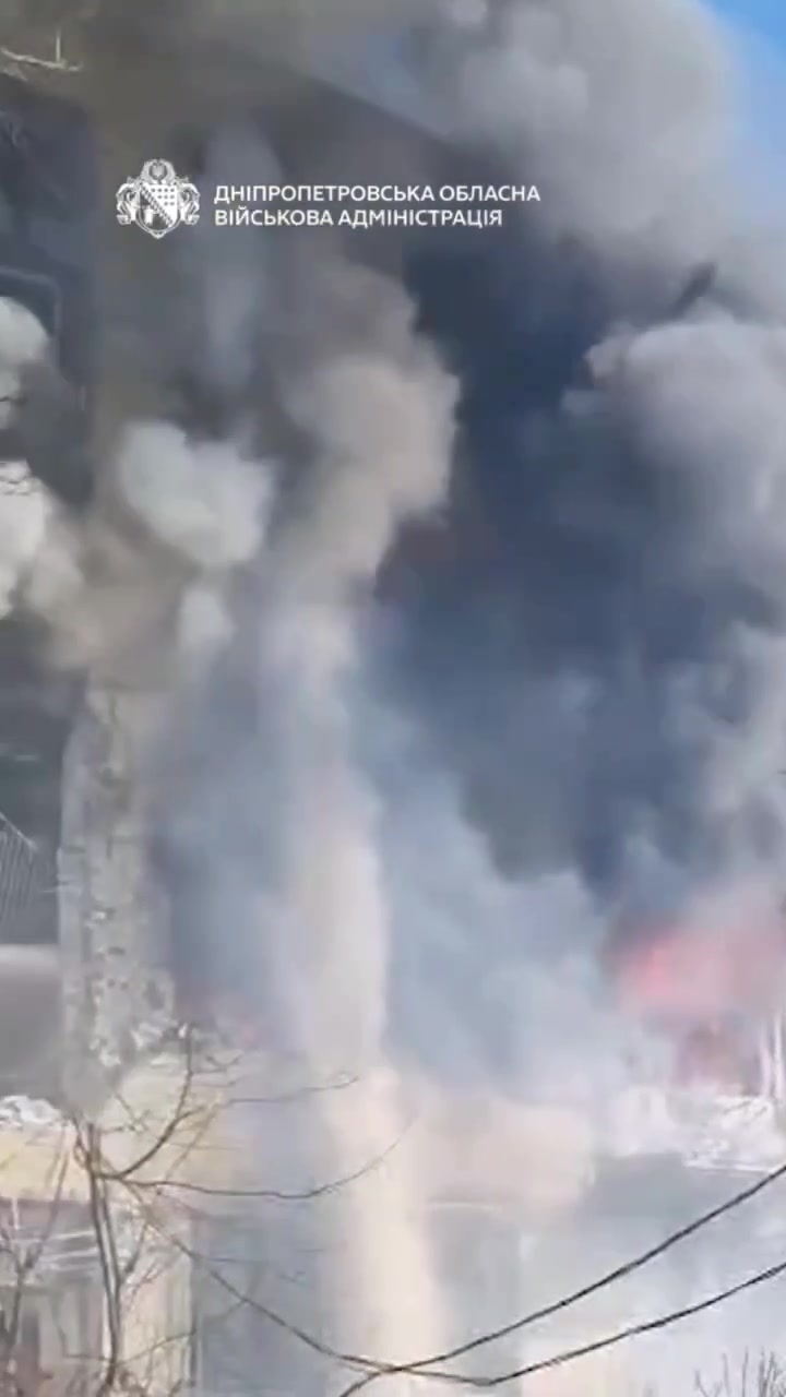 5 people wounded as result of drone strike in Dnipro city