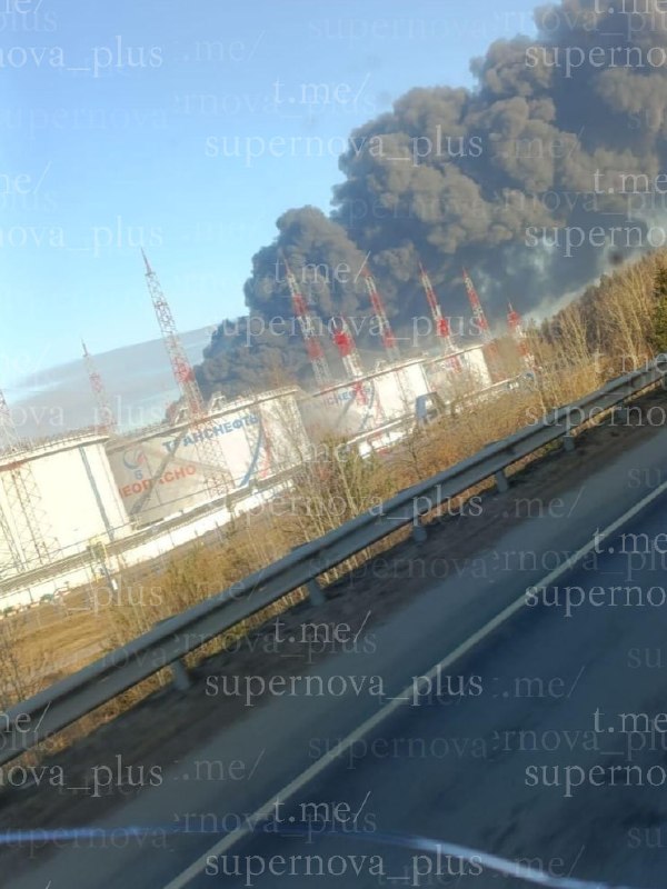 Fires raging at Ust-Luga terminal after overnight drones attack