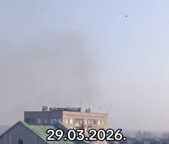 Drones raid in Sloviansk