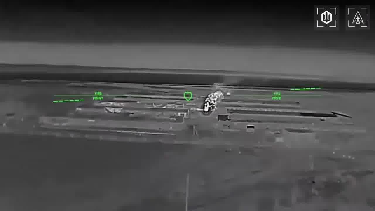 Three BM-30 Smerch/Tornado-S systems and a transport-loader vehicle were destroyed by @1usc_army in a series of strikes on a Russian MLRS base in Crimea overnight on March 29. In a separate attack, fuel tankers were burned near Novosvitlivka in the Luhansk region